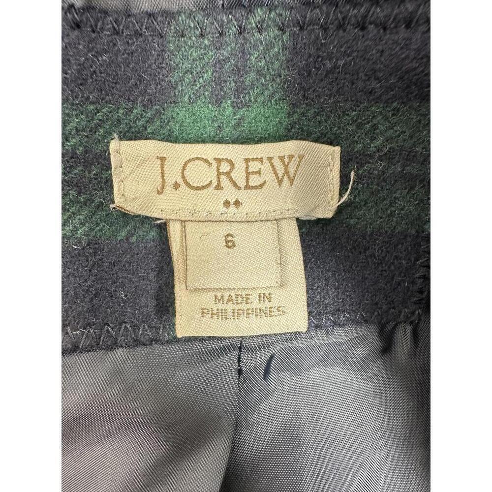 J.Crew Sz 6 Black Watch Plaid Wool Blazer Preppy Officecore Career Workwear - Picture 4 of 7